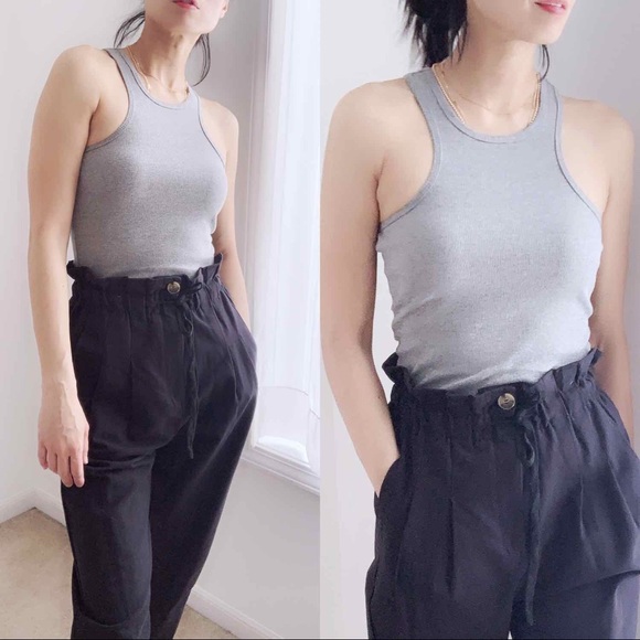 Fine Ribbed Racer Tank - Picture 4 of 6